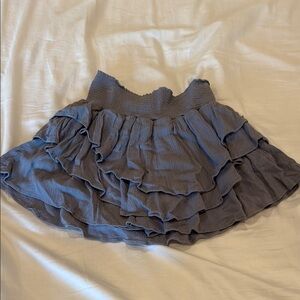Sincerely Jules Gray Bubble Mini Skirt
